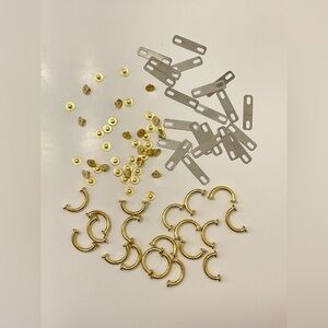NIB 20pcs Metal D-Ring  set
